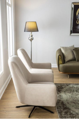 Moderne fauteuil van één zitplaats Luxe fauteuil Inrichting Woonkamer Bank 1-zitter Nieuw