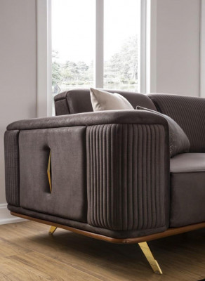 Luxe bankstel bankstel meubelset designerbankstellen sets 4-delig.