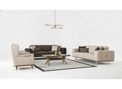 Luxe bankstel bankstel meubelset designerbankstellen sets 4-delig.