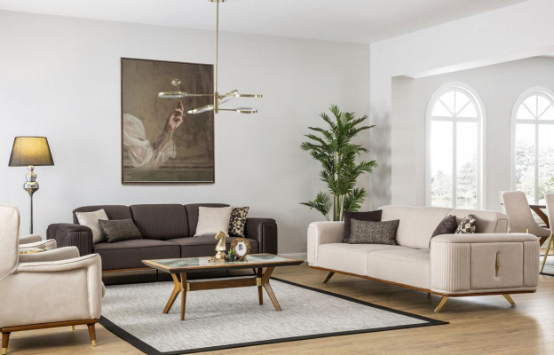 Sofaset bank bankstel set 4-delig. Set banken banken meubels inrichting