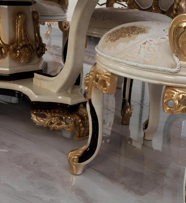 Luxe Design Gestoffeerde Massief Houten Stoel Stoelen Zit Rug Bureau Kantoor Eetkamer