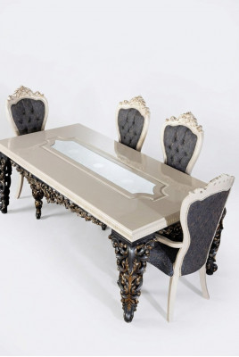 Luxe eettafel barok tafels eetkamertafel klassieke meubels eettafels