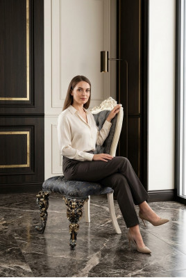 Klassieke Chesterfield Troonstoel Ontwerper Eetkamerstoel Luxe Eenpersoons