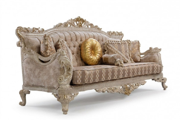 Chesterfield 3-zits designbank Luxe gestoffeerde banken Stof Textiel Nieuw