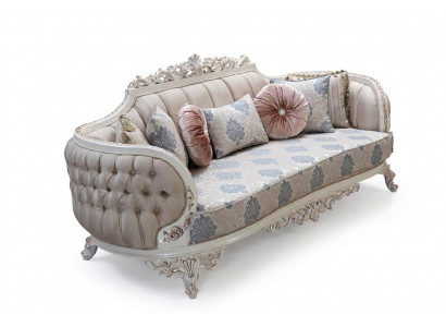 Chesterfield 3-zits designbank luxe gestoffeerde bankstellen van textiel nieuw
