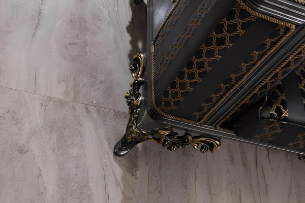 Luxe Chesterfield bankstel 3+1 zitter Klassieke bank Barok gestoffeerde zitplaats