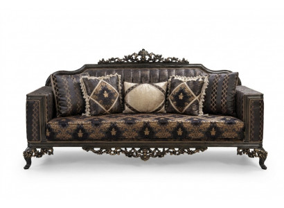 Chesterfield 3-zits Designerbank Luxe gestoffeerde banken van stof Nieuw