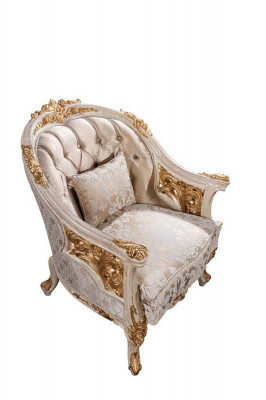 Luxe Chesterfield bankstel 3+1 zitter Klassieke bankstel Barok gestoffeerde zitplaats.