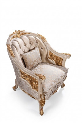 Fauteuil Bank Bekleding Zitting Ontwerper Textiel 1-zits Banken Bekleding Chesterfield