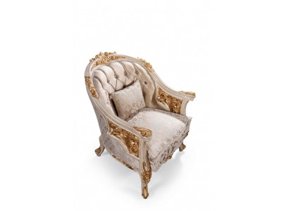 Fauteuil Bank Bekleding Zitting Ontwerper Textiel 1-zits Banken Bekleding Chesterfield