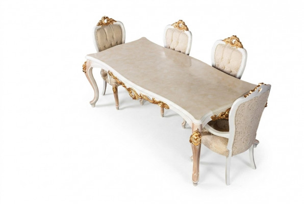 Tafel Klassieke Luxe Houten Tafels Barok Rococo Antieke Stijl Eet- Woonkamer