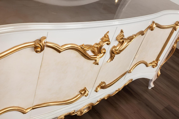 Dressoir met spiegel set eet Barok dressoirs houten dressoir houten kast nieuw