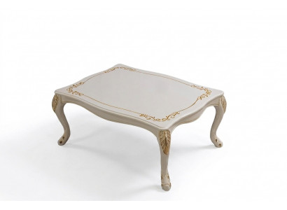 Salontafel, klassieke bijzettafel, luxe woonkamerontwerp, tafelmeubels van hout, nieuw.