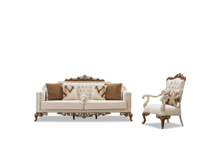 Sofaset 3+1 zits bank bankstellen banken gestoffeerd stof textiel