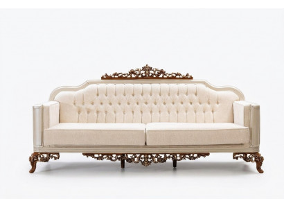 Bank 3-zits Chesterfield driezitter bankstellen luxe woonkamer barokstijl bank nieuw