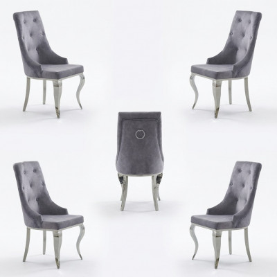 Stel stoelen 4x, eetkamergroep, nieuw ontwerp, armstoel, stoel