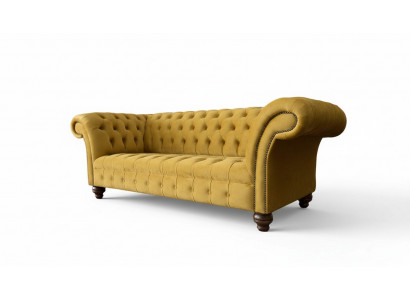 Chesterfield 3-zits ontwerpersofa bank bekleding bankstellen stof