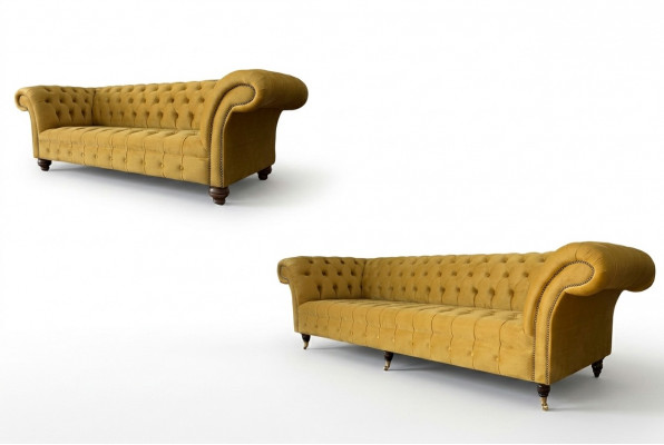 Bankstel 3+2 zits set Design Banken Beklede Banken Chesterfield