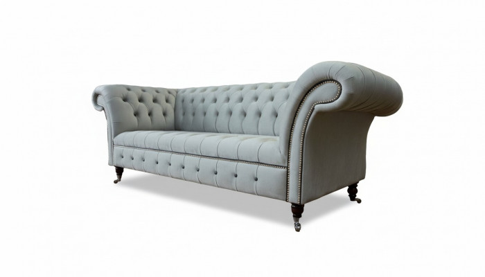 Designer Bankstel 3-zits Chesterfield Bank Gestoffeerde Banken Meubels