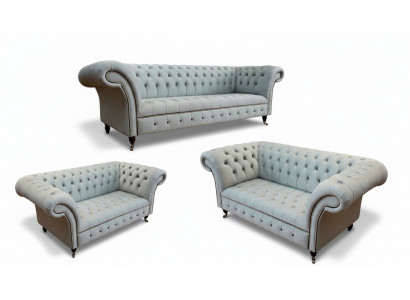 Zetelontwerp Bankstellen Bankstel 3+2+2 zits stof Moderne styling