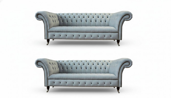 Designer Woonkamerset 2x 3-zitsbanken Luxe Woonkamerset Meubels