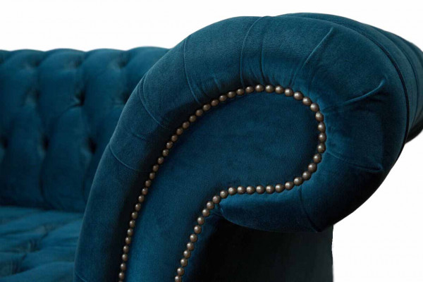 Fauteuil Chesterfield meubelset 2x éénzitter set luxueuze fauteuils banken 2 stuks.