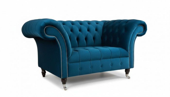 Luxe Fauteuil Design Relax Club Lounge Eenzitter Stoffering Nieuwe Stoffen