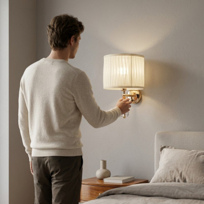 Moderne witte wandlamp ontwerper woonkamer wandlamp luxe lamp