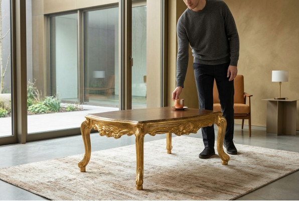 Salontafel 110x85 Tafel Meubels Inrichting Houten tafels Klassieke meubels