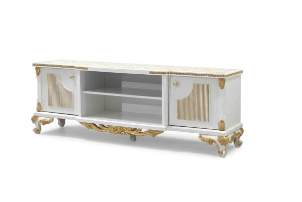 Klassieke dressoir tv-standaard commode houten lowboard dressoirs barok.