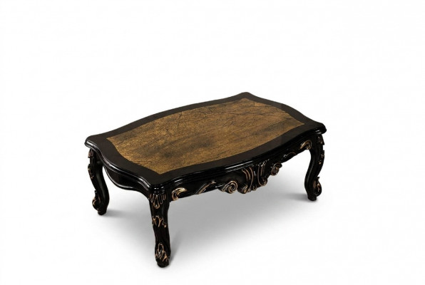 Sierlijke salontafel van hout Klassieke salontafels Meubelen 120x80 Tafels