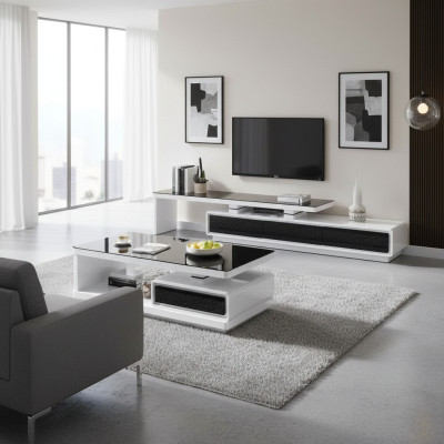 Ontwerper Modern Sideboard Zwart-witte commode TV-stand Luxe