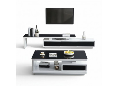 Ontwerper Modern Sideboard Zwart-witte commode TV-stand Luxe