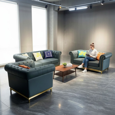 Chesterfield woonkamer bankstel bankstel luxe set 3+2+1 groep nieuw  Chesterfield woonkamerbankstel luxe set 3+2+1 groep nieuw