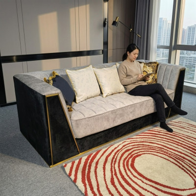 Medusa Bank Bank Driepersoons Bank Bekleding Meubels Woonkamer Stof