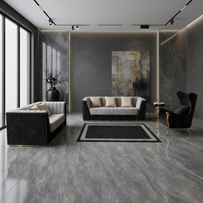 Woonkamer 3-delige bankstel 3+2+1 zits met zachte stoffen bekleding Relax