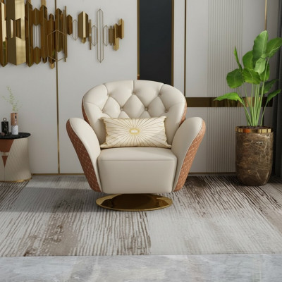 Draaibare Chesterfield fauteuil fauteuils gestoffeerde meubels enkele zitplaatsen