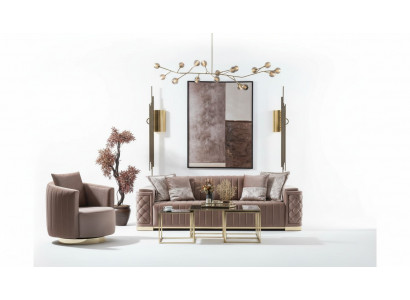 Luxe bankstel 3+1 meubilair bank banken bankstel Chesterfield 2-delig.