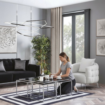 Ronde fauteuil gestoffeerde bank relax wachtkamer kantoor praktijk hotel