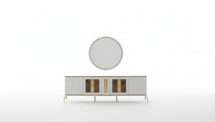 Luxe dressoir xxl ladekast 240cm kast dressoirs sideboard groot 2-delig