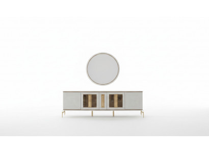 Luxe dressoir xxl ladekast 240cm kast dressoirs sideboard groot 2-delig
