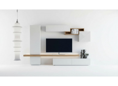Moderne witte woonwand woonkamermeubels wandkasten meubels nieuw