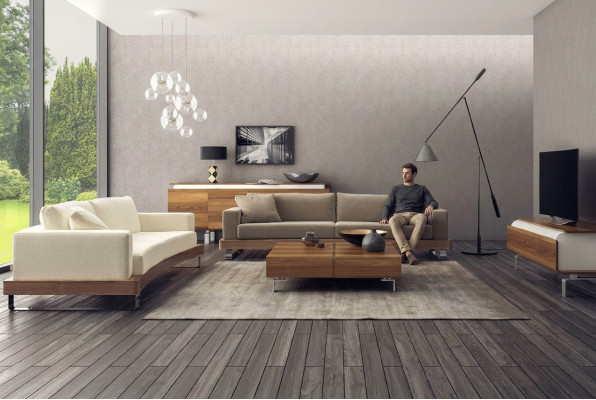 Moderne witte tweezitter luxe woonkamer meubels bank zitmeubelen nieuw