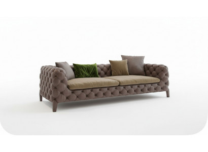 Chesterfield Vierzits Taupe Moderne Bank Woonkamermeubels Modern Nieuw  Chesterfield Vierzits Taupe Moderne Bank Woonkamermeubels Modern Nieuw