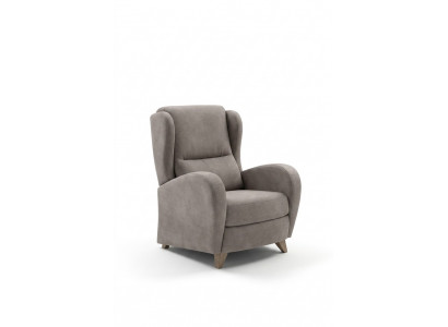 Luxe relaxfauteuil leesfauteuil modern design eenpersoons taupe modern