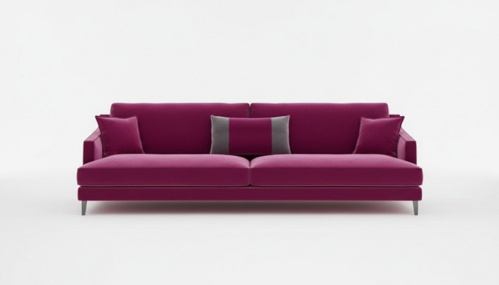 Rosa driezits moderne bank woonkamer banken designmeubelen luxe design