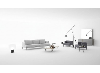 Grijze bankstel set Bank Ensemble bankstel luxe meubels Nieuw