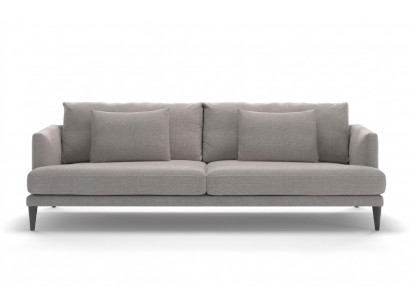Tweezits luxe grijze bankstel van textielmeubilair voor de woonkamer, moderne bankstellen.   Tweepersoons luxe grijze bankstel van textiel voor de woonkamer, moderne bankstellen.