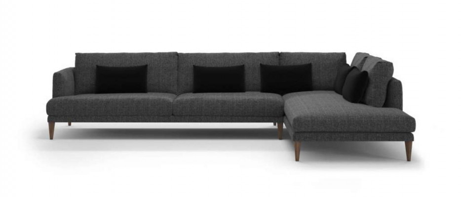 Wooneilandbank Bank Hoekbanken L-vorm Stoffen meubels Modern interieur