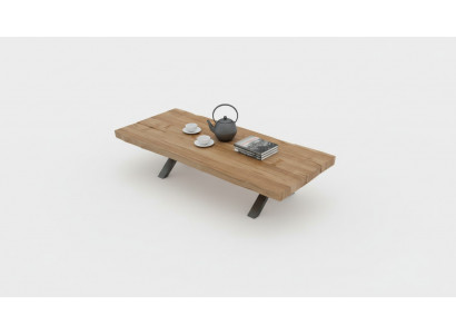 Echt houten salontafel Rechthoekige tafel Theetafel Moderne woonkamertafel